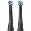 Oral-B Testine di Ricambio iO Series Ultimate Clean Black, testine rotonde di ricambio originali, con setole CrissCross per pulizia e rimozione della