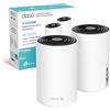 TP-Link Deco XE75 Pro Router Mesh WiFi 6E, AXE5400Mbps Tri-Band, Nuova Banda da 6 GHz, Porta Ethernet da 2,5 Gbps, AI Mesh, Ripetitore WiFi, Access Point, Alexa, 2 Pezzi con Copertura fino a 500㎡