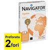 Navigator Carta 2 fori A4 Navigator Organizer per fotocopie (80 gr) - 5 risma da 500 fogli