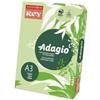 International Paper Carta colorata A3 International Paper Rey Adagio (160 gr) verde - tinte tenui - risma 250 fogli