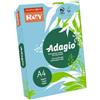 International Paper Carta colorata A4 Rey Adagio blu - tinte tenui - risma 500 fogli