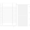 O.C.L. Carta uso bollo rigato O.C.L. con fori archivio 90 g - 500 ff - 210x297 mm 1460F - F06979