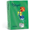 Favini Carta colorata Favini Le Cirque A4 160 g/m² colori forti Verde prato 203 - risma da 250 fogli - A74M304 conf. 250 pz - F01545