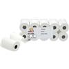 Saba Cart Rotolo per POS e carte di credito - 57 mm x 18 m - diametro esterno 38 mm - anima 12 mm - 55 gr - carta termica BPA free - Sabacart - blister 10 pezzi