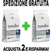 Exclusion - Diet Hydrolyzed Hypoallergenic Adult Medium/Large al Pesce e Amido di Mais da 12 Kg