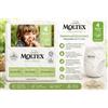 Moltex Maxi Taglia 4 Pannolini Assorbenti 7-14 kg 29 Pezzi - Pannolini Ecologici per Bambini