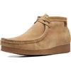 Clarks Stivaletto Shacre da uomo, Sabbia scura scamosciata., 44.5 EU