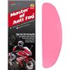 XII WANG YE XII WY - Casco integrale universale per moto, pellicola anti-appannamento, visiera polarizzata rosa resistente alla nebbia, impermeabile