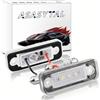 Asasytal LED Luci Targa per Auto Lampada Targa 12V con CanBus Nessun Errore SMD 6000K Lampadina Bianca Brillante Compatibile con Mercedes-Benz C E CLS SLK CLASS W203 C219 W211 R171 ecc, 2 Pezzi