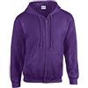 Gildan - Felpa con Cappuccio - Unisex Adulto (M) (Viola)