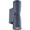 Applique Conica a Clessidra Bidirezionale IP65 GU10 - Grigia