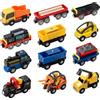 Giant Bean 12 PZ Treno in Legno Kit, Treno Elettrico Bambino, Set di Struttura Magnetica per Vie Ferrovie in Legno, Giocattoli per Auto Bulk per Bambini 3, 4, 5 Anni, Ragazzi e Ragazze