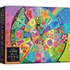 Elena Essex Puzzle Elena Essex da 1000 pezzi, ruota primaverile, puzzle da 1000 pezzi, puzzle primaverile, fiore colorato primaverile ed estivo, dimensioni 71 x 51 cm