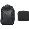 WANDRD Transit 45L Travel Backpack Black Essential+ Bundle