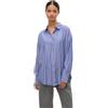 VERO MODA Shirt Vmnora LS Wvn Ga Noos-Maglietta Oversize, Bianco, M Donna