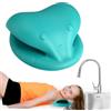 Lyreh Cuscino Cervicale per Lavaggio Capelli per Bambini, Stazione Shampoo per Lavandino Lavabo Portatile per Bambini Cuscino Ergonomico per Lavaggio Capelli per Vasca Da Bagno (Verde)