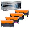 alphaink 4 Toner SENZA CHIP Compatibili con HP 117A W2070A W2071A W2072A W2073A per stampanti HP MFP 178nw 179fnw 150nw 150a Color Laser 150a 150nw MFP 178nw MFP 179fnw