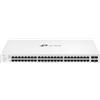 TP-Link Smart Switch 52 Porte Gigabit con 4 SFP Slots, Zero-Touch Provision, Self-Organizing Network, Static Routing, VLAN, ACL, IGMP Snooping, Gestione Centralizzata Gratuita del Cloud, Festa FS352G