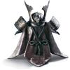 Lladrò LLADRO' Figurina Elmetto Samurai Drago Lustro Argento 35x20cm Porcellana