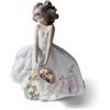 Lladrò LLADRO' Figurina Fiori Silvestri 26x21cm Porcellana
