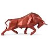 Lladrò LLADRO' Scultura Toro Rosso Metallizzato 24x50cm Porcellana