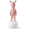 Lladrò LLADRO' Scultura The Pink Guest Modello Piccolo 30x11cm Porcellana