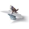 Lladrò LLADRO' Figurina Cane L'Aereo di Carta 12x19cm Porcellana