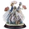 Lladrò LLADRO' Scultura Tre Sorelle Edizione Limitata 35x34cm Porcellana