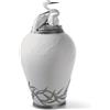 Lladrò LLADRO' Figurina Anfora Aironi Cinerini Lustro Argento 30x17cm Porcellana