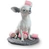Lladrò LLADRO' Figurina Chihuahua con Marshmallows 24x20cm Porcellana