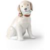 Lladrò LLADRO' Figurina Cane Questi Fiori Sono per Te 12x7cm Porcellana