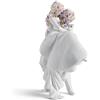 Lladrò LLADRO' Scultura Amore II Fiori 27x17cm Porcellana