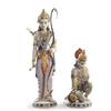 Lladrò LLADRO' Scultura Lakshman e Hanuman Edizione Limitata 46x29cm Porcellana