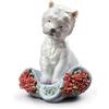 Lladrò LLADRO' Figurina Cane Carattere Giocherellone 12x9cm Porcellana