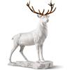 Lladrò LLADRO' Scultura Cervo Bianco Rame 52x41cm Porcellana