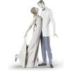Lladrò LLADRO' Figurina Coppia Felice Anniversario 32x21cm Porcellana