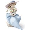 Lladrò LLADRO' Figurina Bimba con Fiori 20x16cm Porcellana