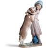 Lladrò LLADRO' Figurina Cane Affettuoso Benvenuto 26x18cm Porcellana