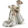 Lladrò LLADRO' Scultura Pettino I Tuoi Capelli 21x24cm Porcellana
