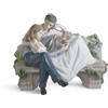Lladrò LLADRO' Figurina Coppia Insieme e Felici 19x23cm Porcellana