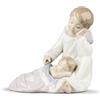 Lladrò LLADRO' Figurina Il Mio Angelo Custode Rosa 14x14cm Porcellana