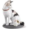 Lladrò LLADRO' Giocando Al Gatto e Il Topo 33x22cm Porcellana