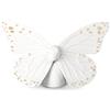 Lladrò LLADRO' Figurina Farfalla Dorato Lucido e Bianco 9x14cm Porcellana