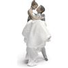 Lladrò LLADRO' Figurina Coppia Il Giorno Più Felice 27x17cm Porcellana