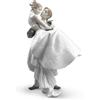 Lladrò LLADRO' Figurina Coppia Il Giorno Più Felice 27x17cm Porcellana