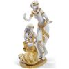 Lladrò LLADRO' Figurina Ballerine Del Nilo Lustro Oro Edizione Limitata 51x32cm Porcellana