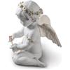 Lladrò LLADRO' Figurina Angelo Cherubino Dell'Amore Edizione Limitata 36x28cm Porcellana