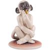 Lladrò LLADRO' Figurina Scultura Scimmietta 23x17cm Porcellana