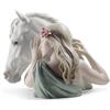 Lladrò LLADRO' Figurina Donna Compagno Fedele Edizione Limitata 37x49cm Porcellana