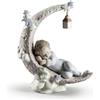 Lladrò LLADRO' Figurina Sognando la Luna 18x15cm Porcellana